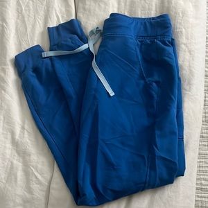 Figs royal blue joggers
